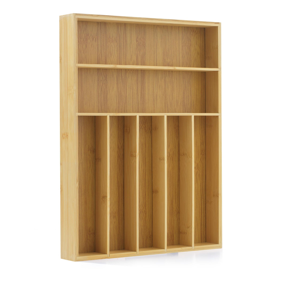 Versatile storage for kitchen tools, crafts, cosmetics, and desk supplies.
