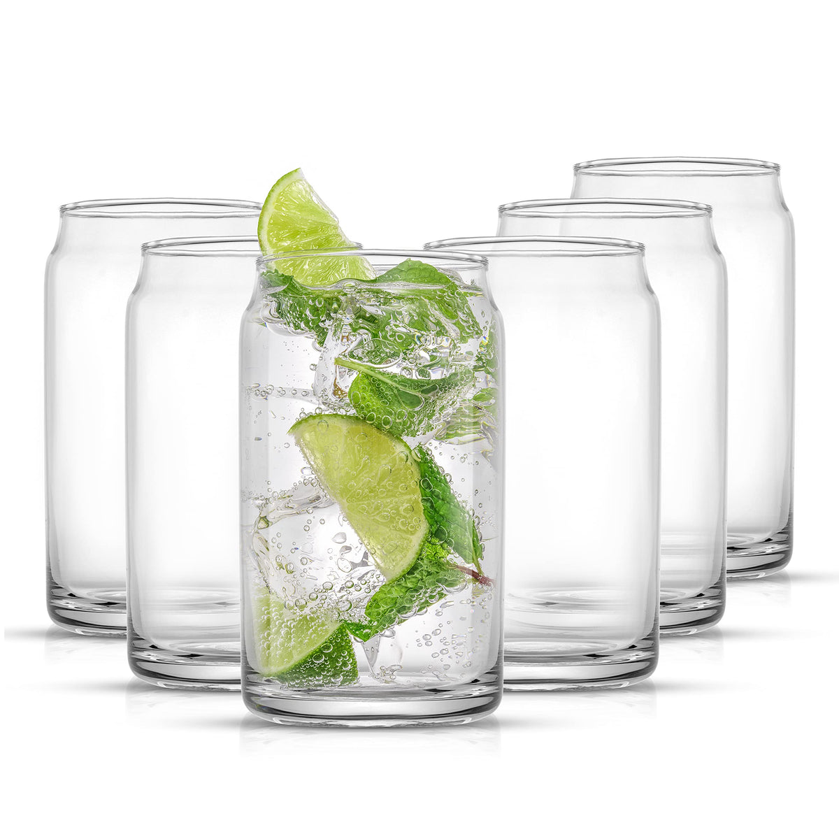 JoyJolt kitchen-dining setup showing stylish glassware for parties.