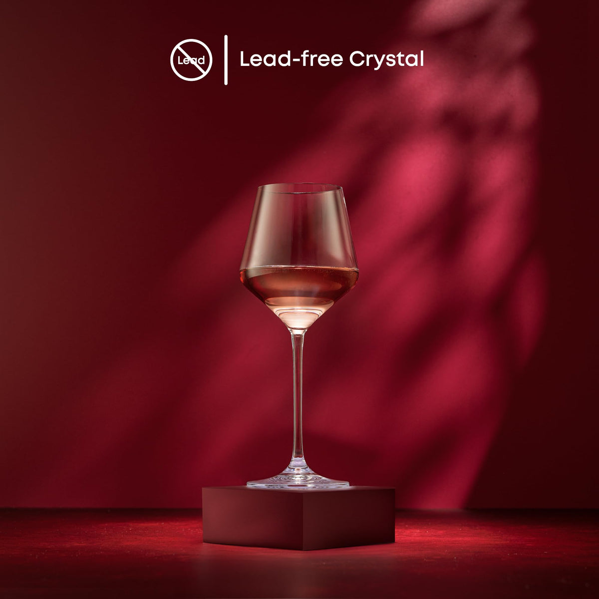 JoyJolt Layla European-made crystal ensures lasting, durable use.