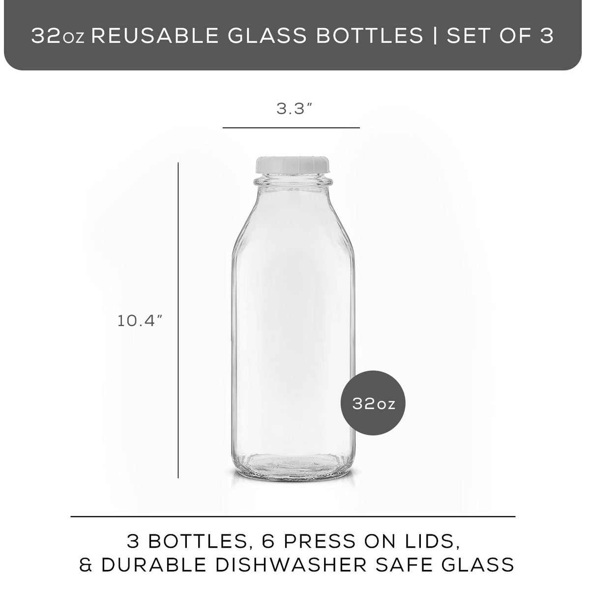 JoyJolt lids and pourer set keeps drinks fresh and sealed.