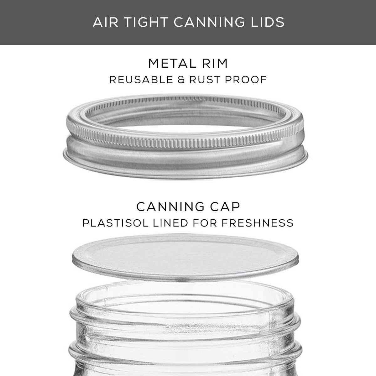 JoyJolt jar with measurement markings for precise portions