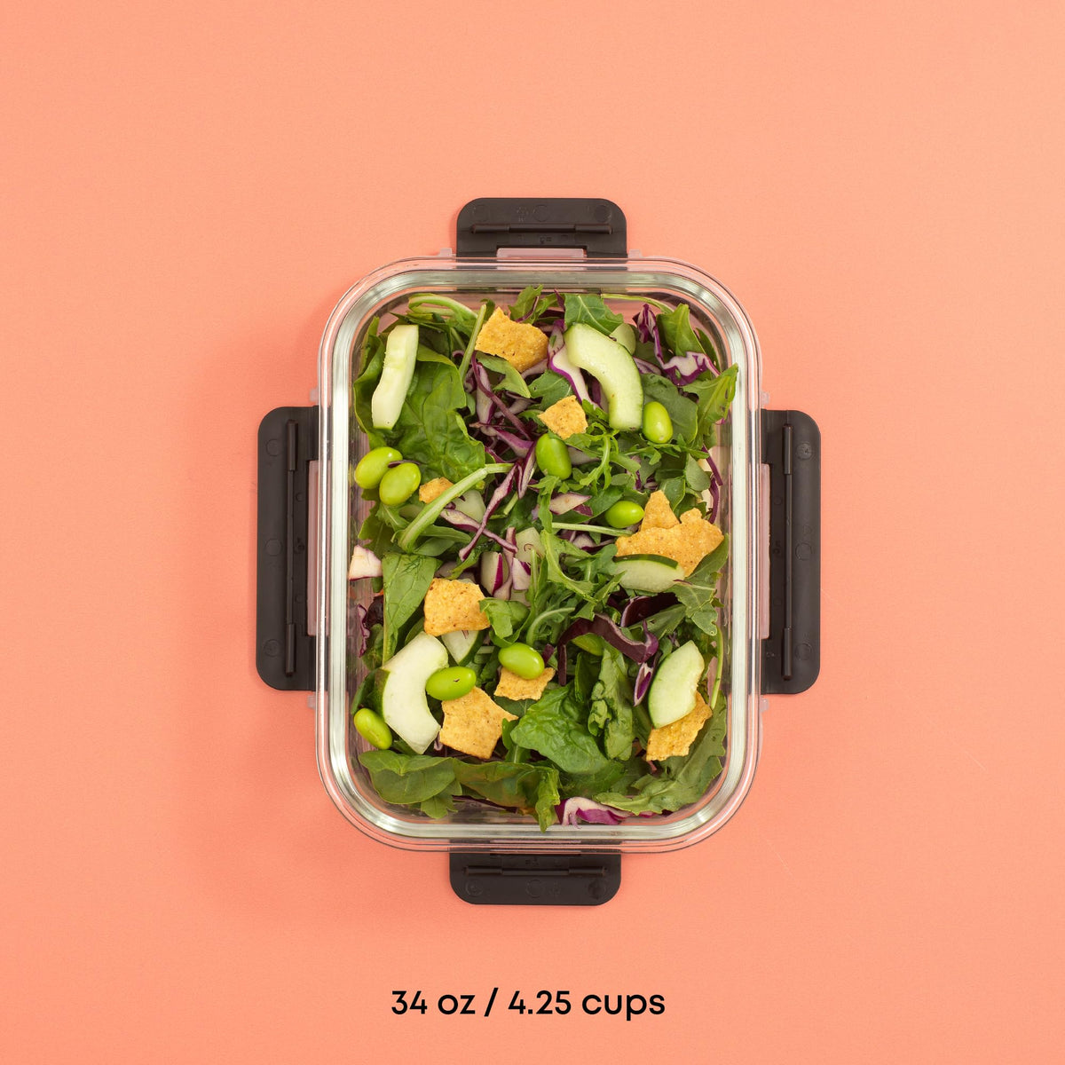 JoyJolt microwave-safe container without lid promotes quick reheats.