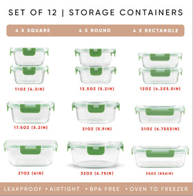 JoyJolt rectangular 21oz borosilicate container keeps leftovers fresh and secure