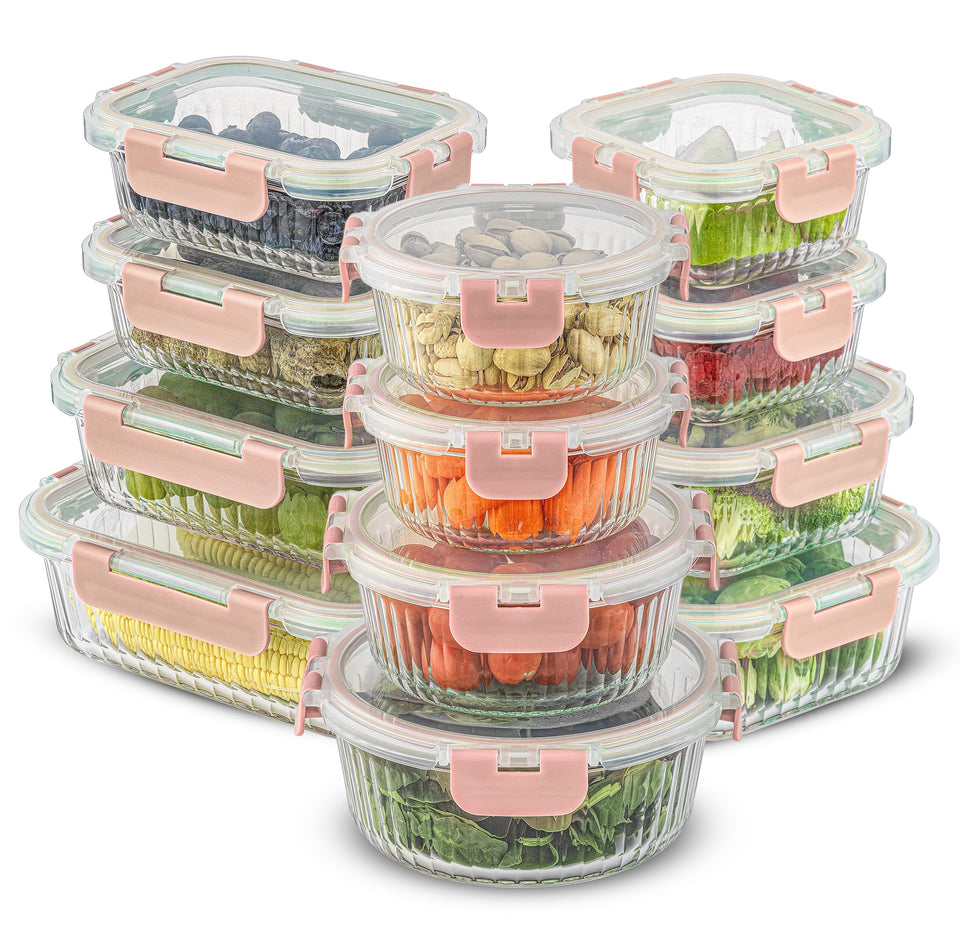 JoyJolt rectangular 35oz container with airtight lid for meal prep and leftovers