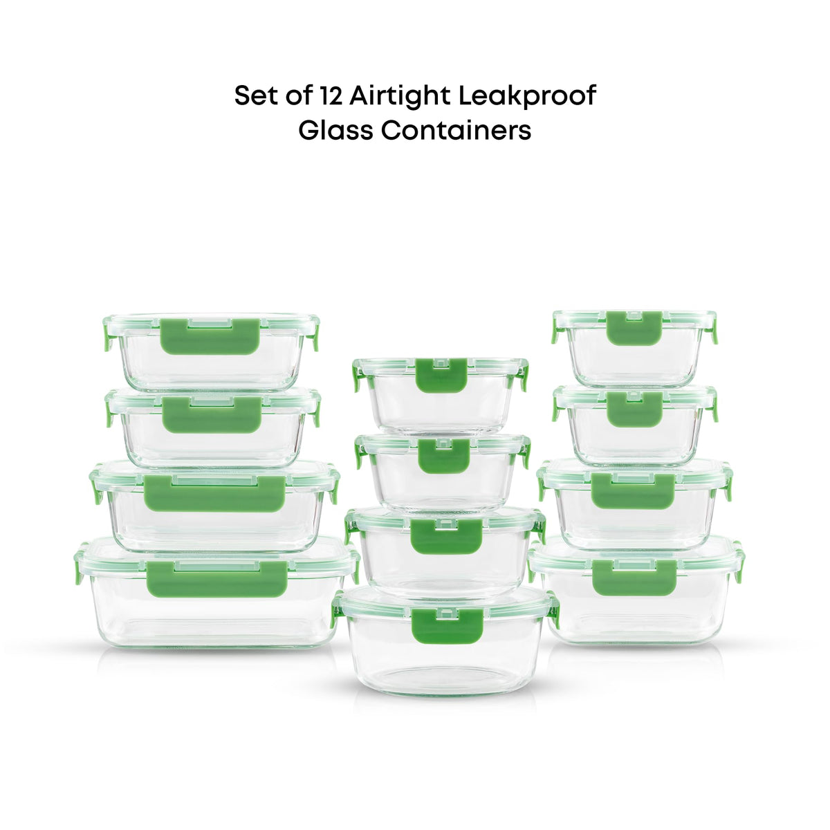 JoyJolt round 13.5oz borosilicate container for small portions