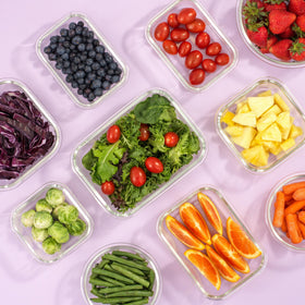 JoyJolt round 21oz container with lid for grab-and-go meals