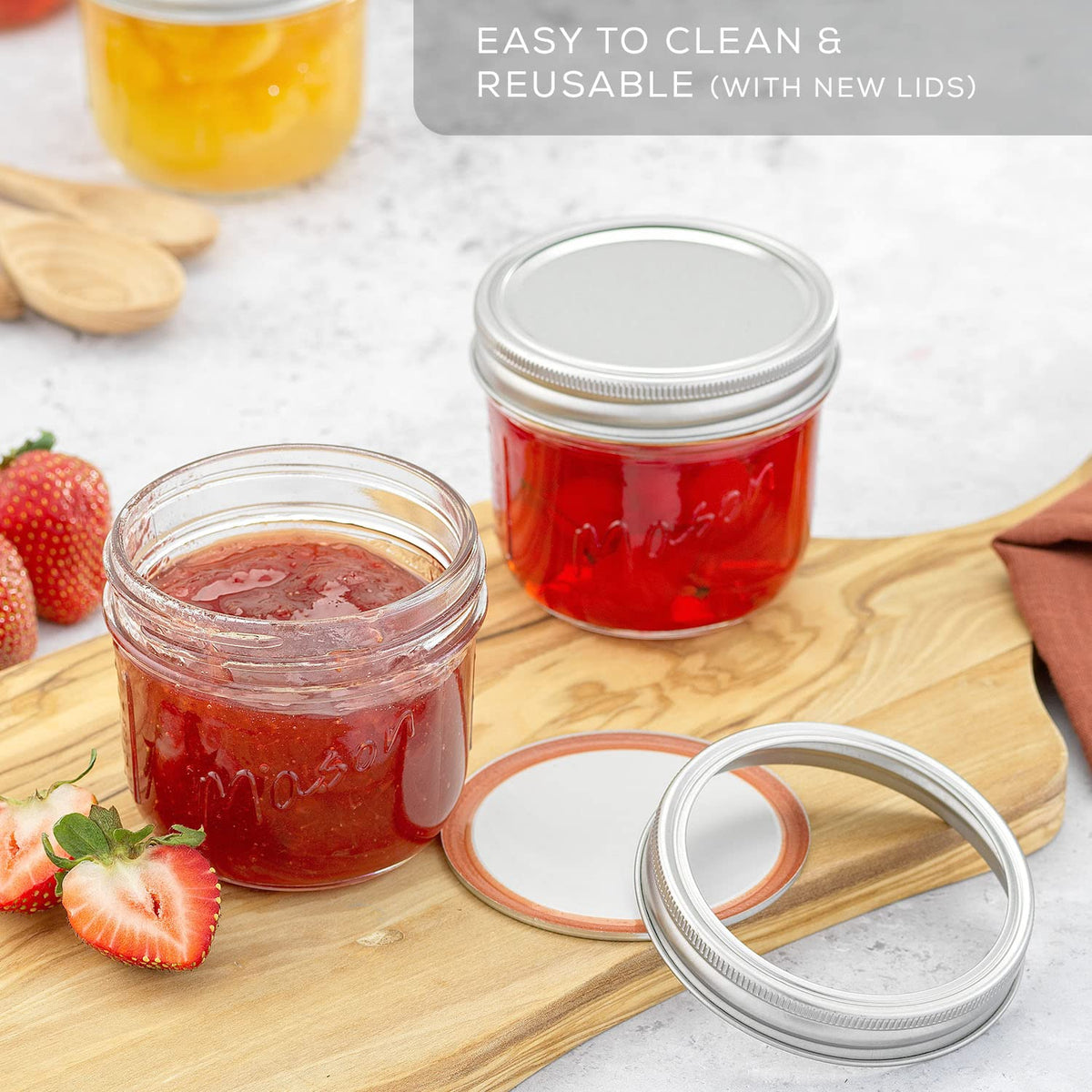 JoyJolt compact jar great for sourdough starter and small batches.
