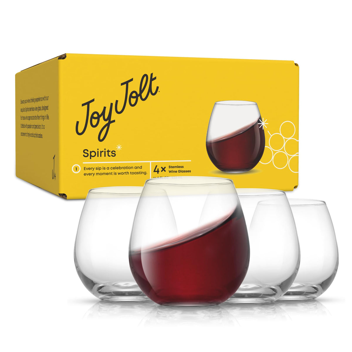 JoyJolt Spirits glasses perfect for parties and everyday dining