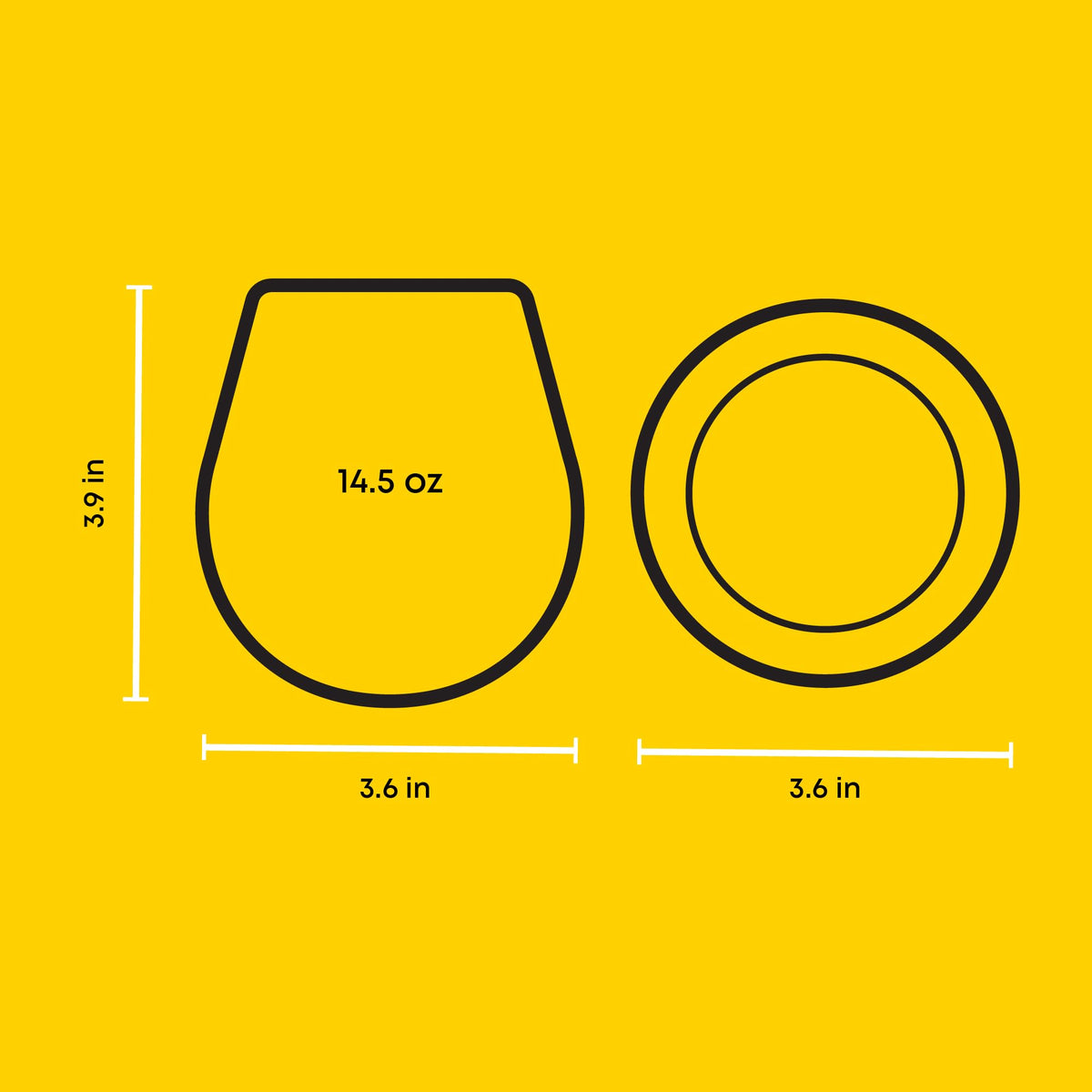 Dishwasher-safe JoyJolt Spirits stemless wine glasses for easy cleanup