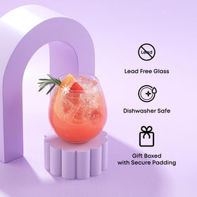 JoyJolt Spirits glasses ideal for red or white wine to enhance aroma