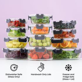 JoyJolt square 11oz container with lid, great for lunch packs