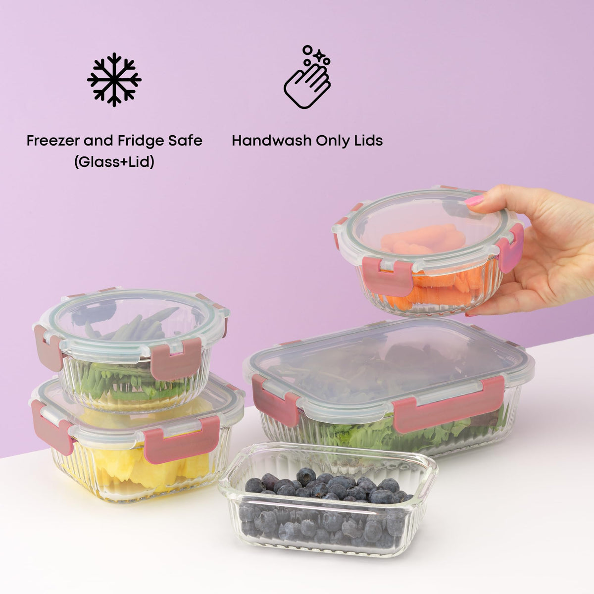 JoyJolt square 11oz container ideal for small portions and grab-and-go