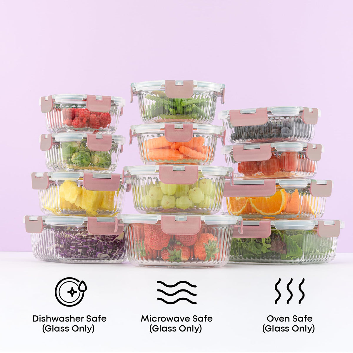 JoyJolt square 17.5oz container keeps lunches fresh at work