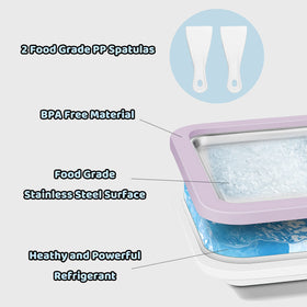 JoyMech Instant Cold Plate lavender enables rapid freezing for quick batches.