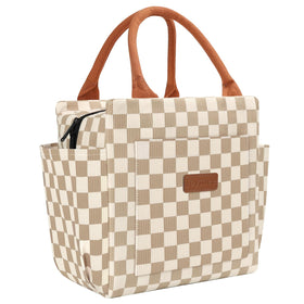 Joymee lunch bag front view with spacious interior for meals and snacks