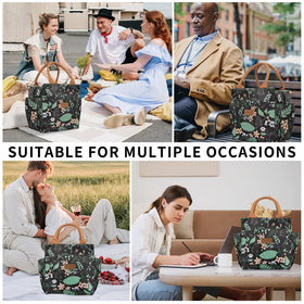Joymee lunch bag durable seams and nylon connectors ensure long-lasting daily trips.