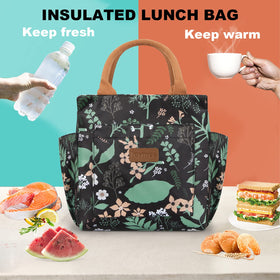 Joymee lunch bag outer material highlights water-resistant oxford, durability for daily use.
