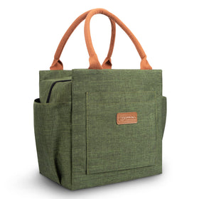 Joymee insulated lunch bag with large capacity, ideal for work or school meals