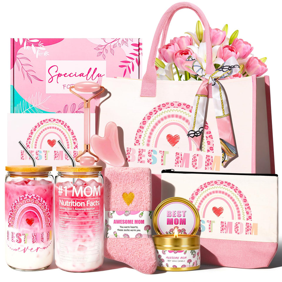 Joyofun Best Mom Ever Gift Tote Bag—stylish, practical storage for everyday use.