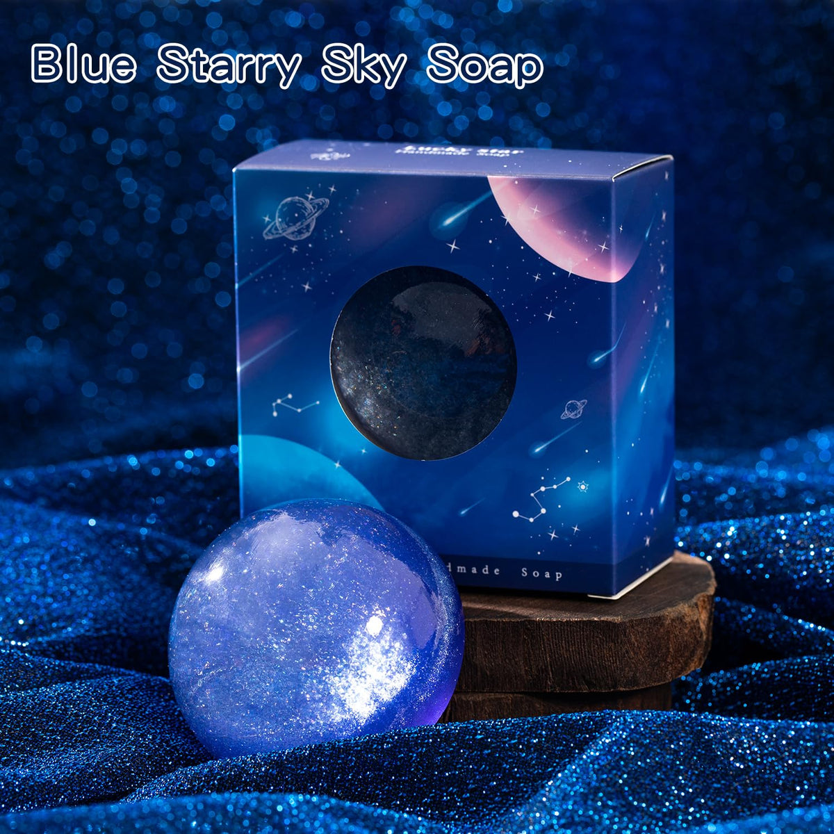 Joyofun scented candle creates calm ambience.