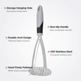 Joyoldelf dishwasher-safe masher for easy cleaning after use