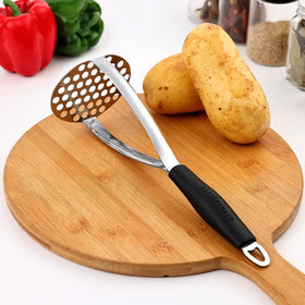 Joyoldelf potato masher handles beans and vegetables for flexible texture