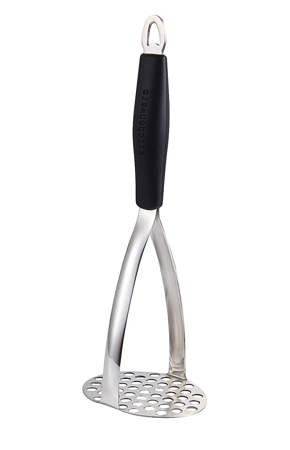 Joyoldelf potato masher silicone handle offers comfortable grip during cooking