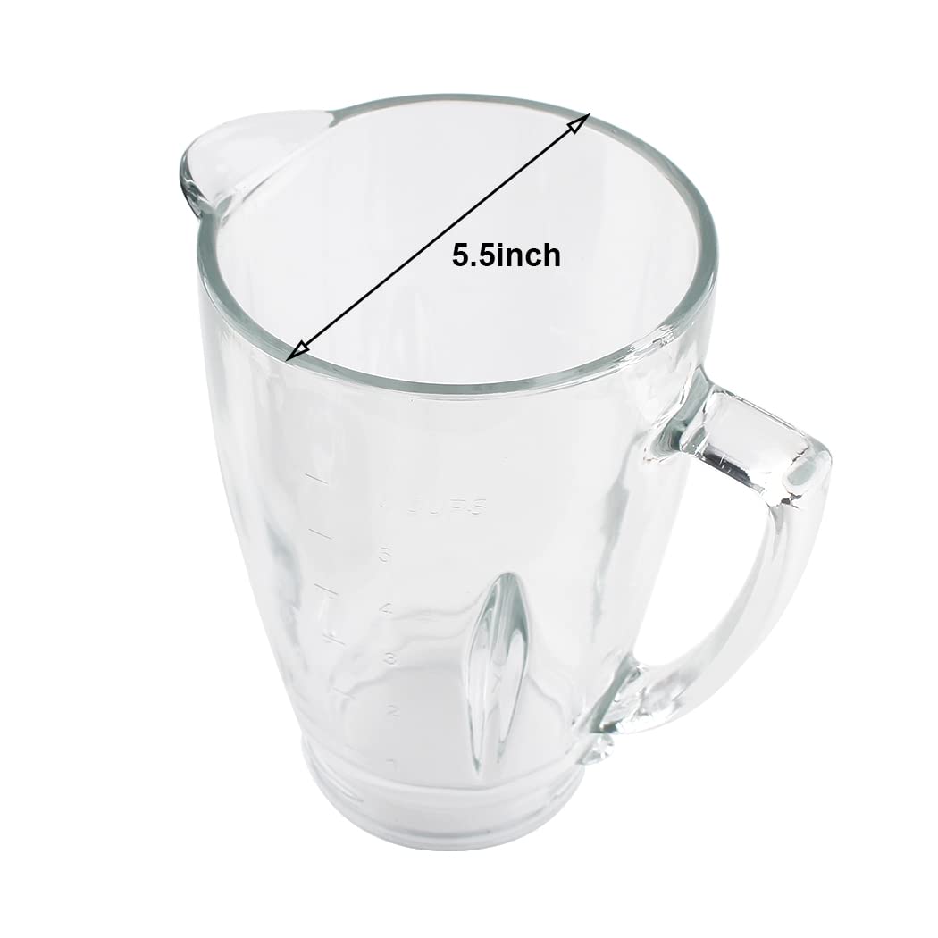 Clear Joyparts glass jar for easy monitoring during blending