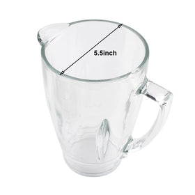 Clear Joyparts glass jar for easy monitoring during blending