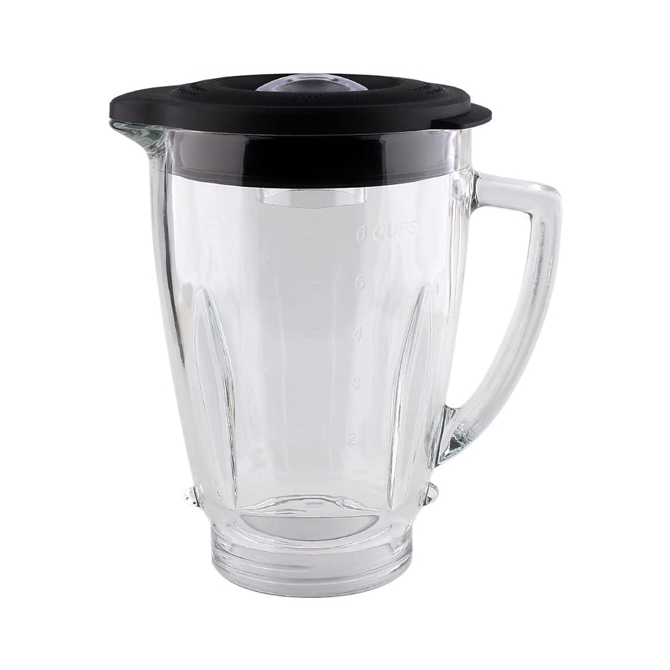 Joyparts glass jar with lid for Oster Pro 1200, replacement ready