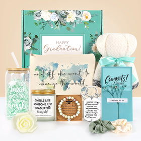 Joyseller graduation box glass cup for stylish celebration and everyday use