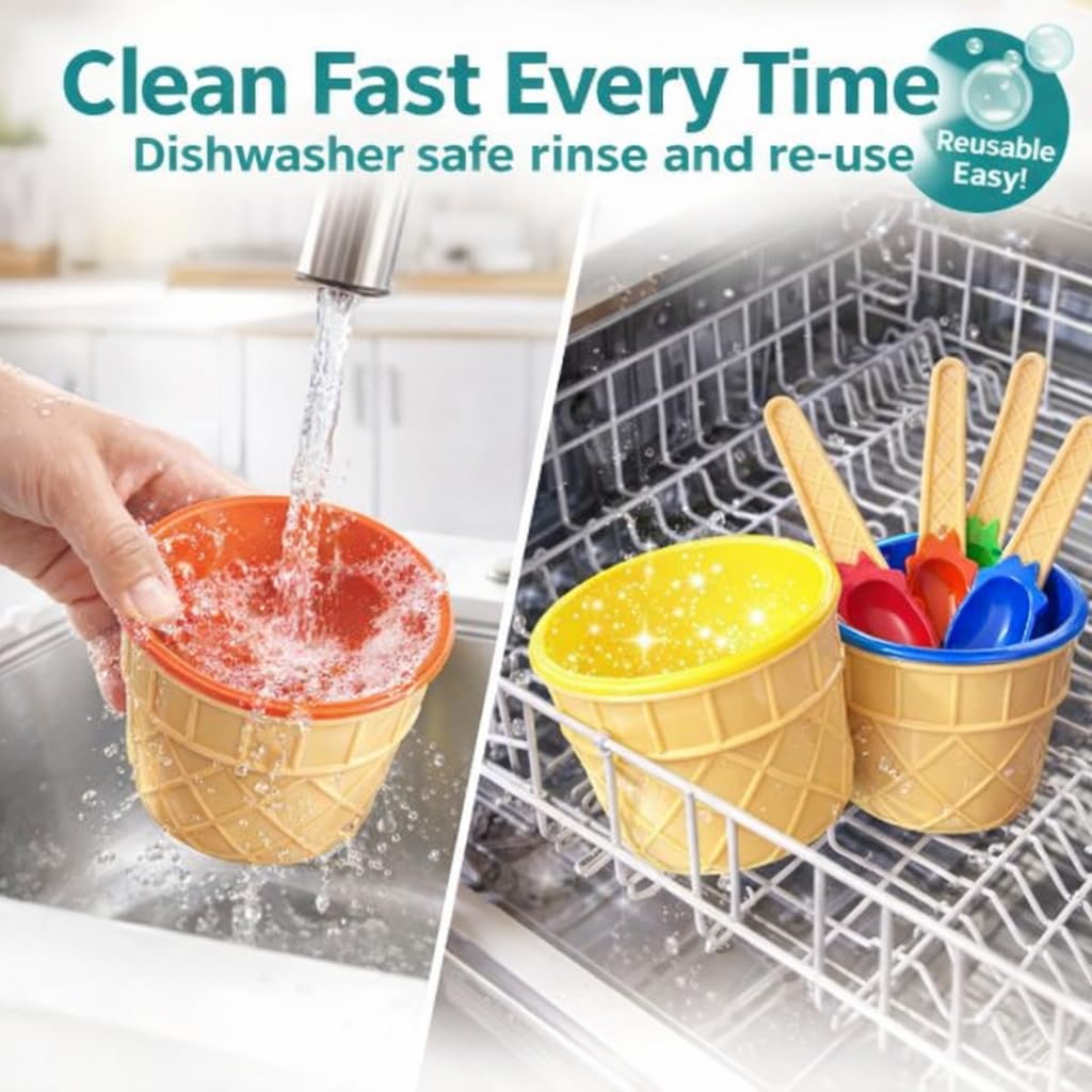 JoyServe kid friendly dessert set ideal for birthdays and playdates