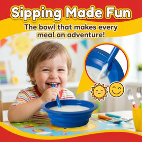 JoyServe kid-friendly ergonomic bowls designed for small hands