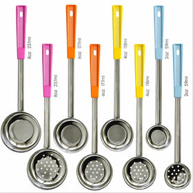 JoyServe 2oz solid spoon portion for precise portioning in meal prep.