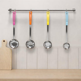 JoyServe 8oz perforated spoon handles heavier menu items with ease.