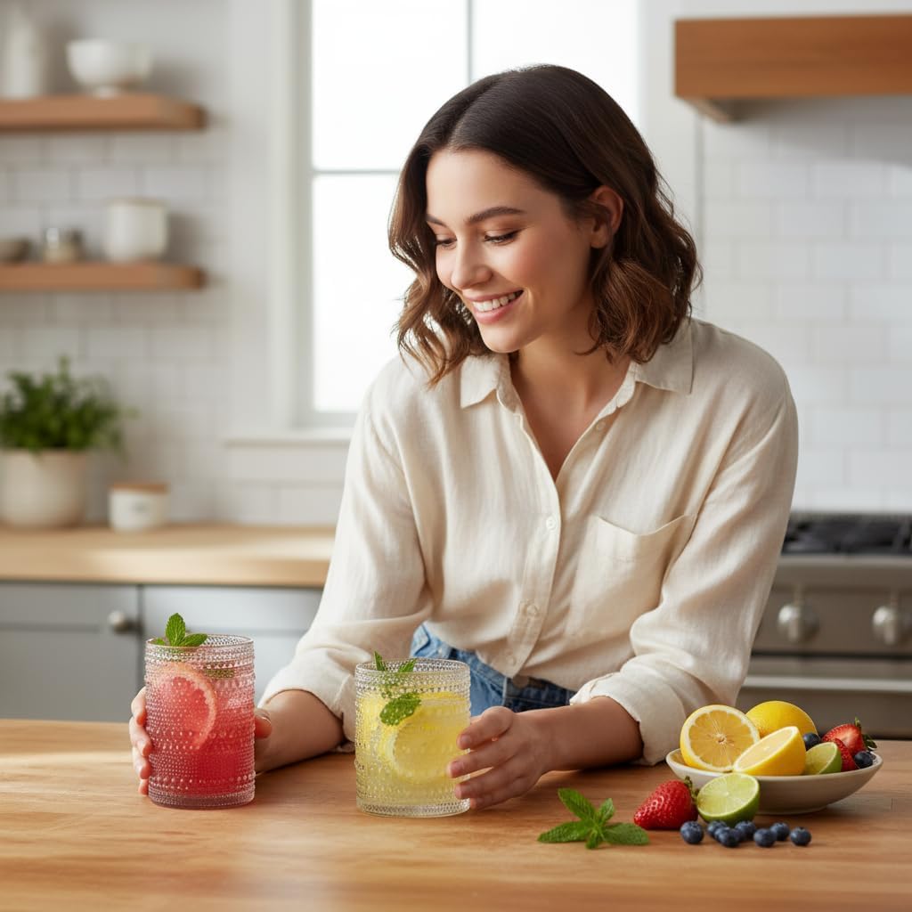 JPPSUJJ Crystal-clear presentation enhances any beverage