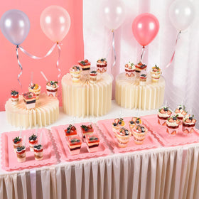JPPSUJJ portable party kit with assorted cups for catering and weddings.