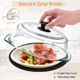 JPPSUJJ bacon grease protection helps keep microwaves cleaner