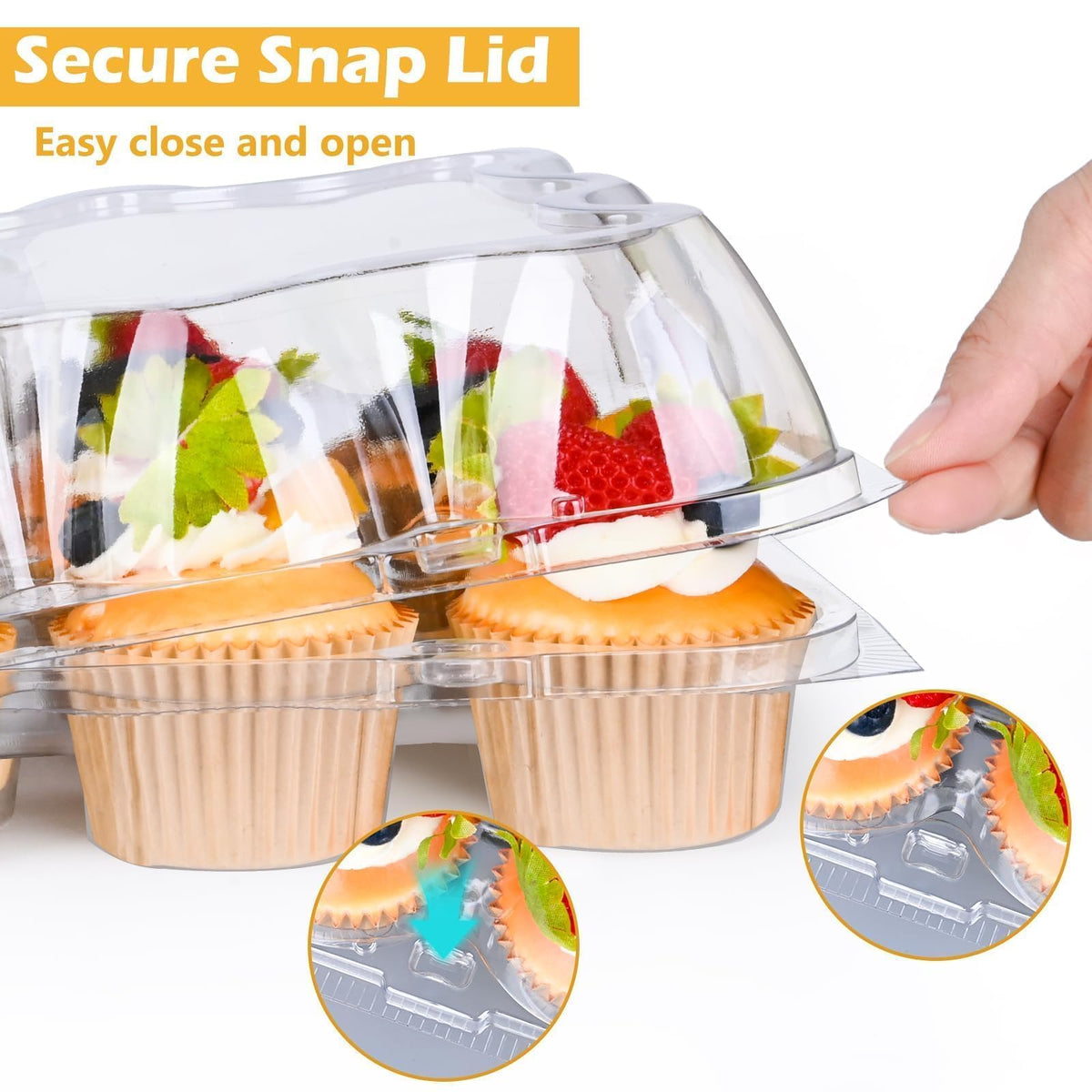 JPPSUJJ clear display base enhances visibility for desserts.