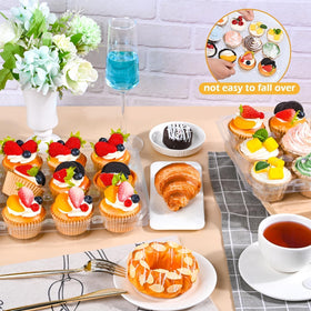 JPPSUJJ stackable cupcake boxes simplify storage and display.
