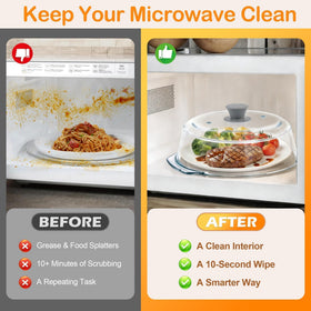 JPPSUJJ dual steam vents promote safe steam release during reheating.