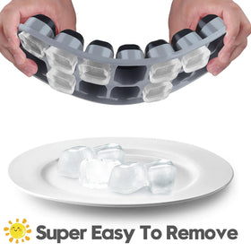 Jrisbo easy-release bottom design for effortless ice removal.