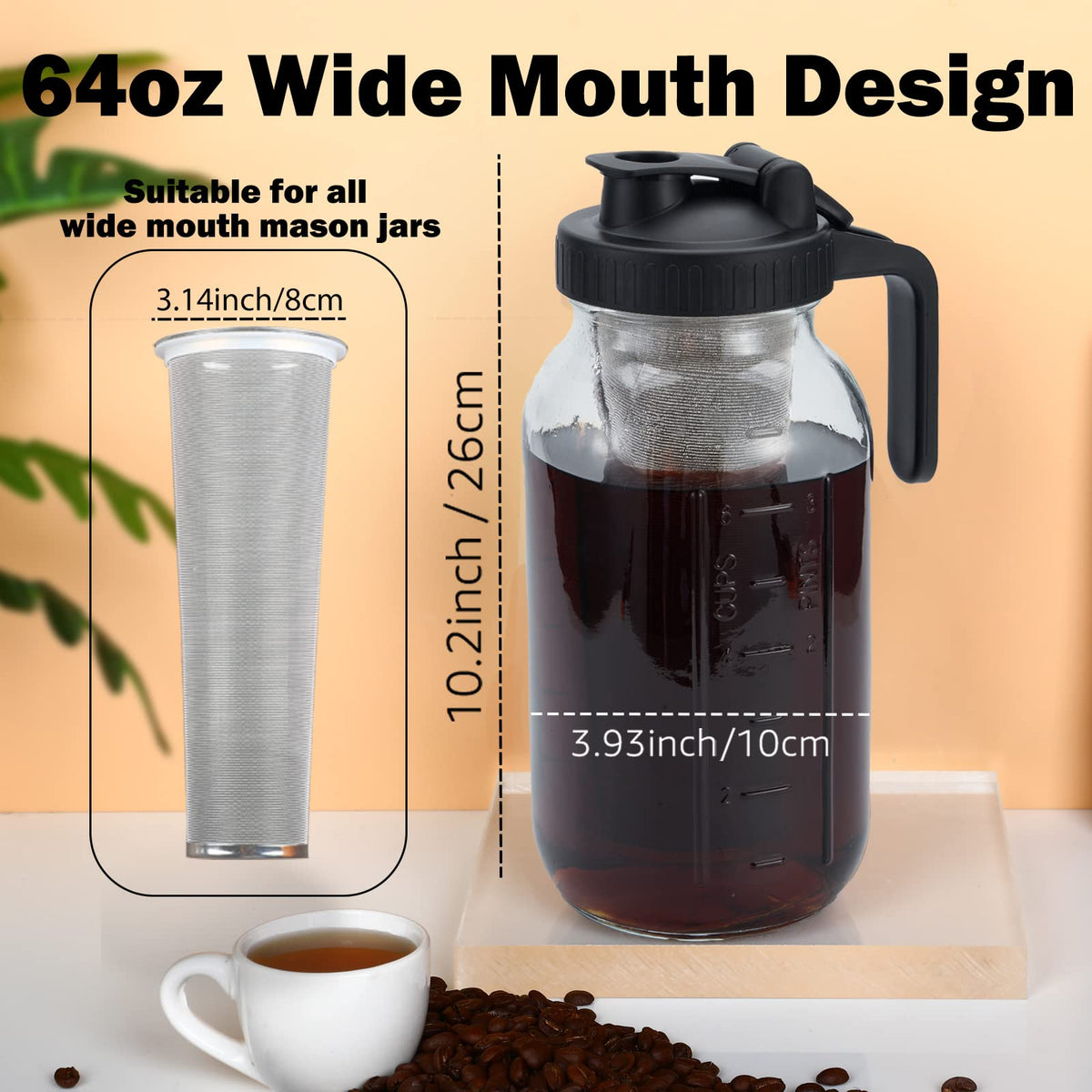 Jrssae dense filter 160-micron delivers silky brew with richer aromatics.
