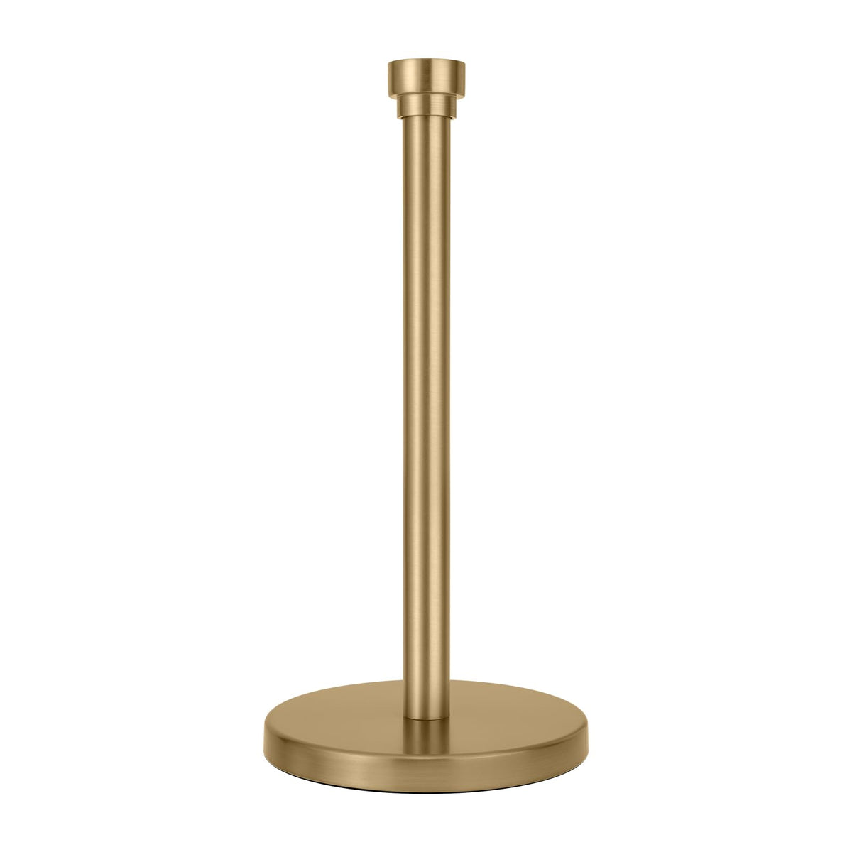 JRZOO warm gold decorative end cap adds modern style while keeping towels within reach.