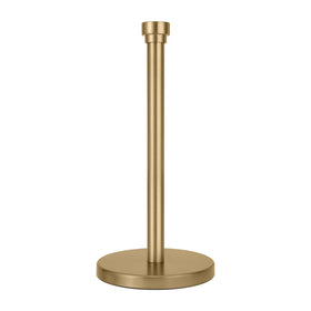 JRZOO warm gold decorative end cap adds modern style while keeping towels within reach.