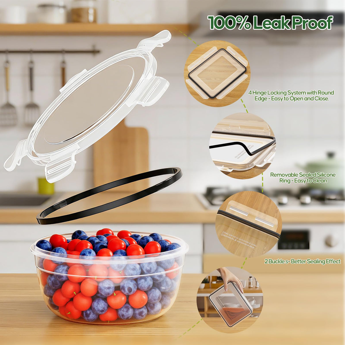 JSCARES BPA-free plastic containers safe for daily use