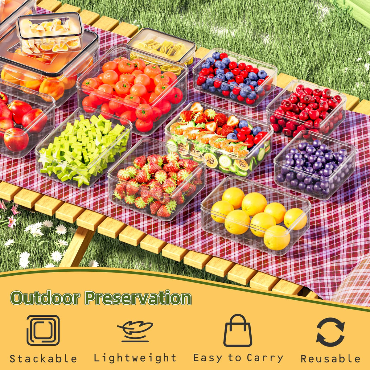 JSCARES labels and included pen help you organize meals and portions.