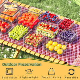 JSCARES labels and included pen help you organize meals and portions.