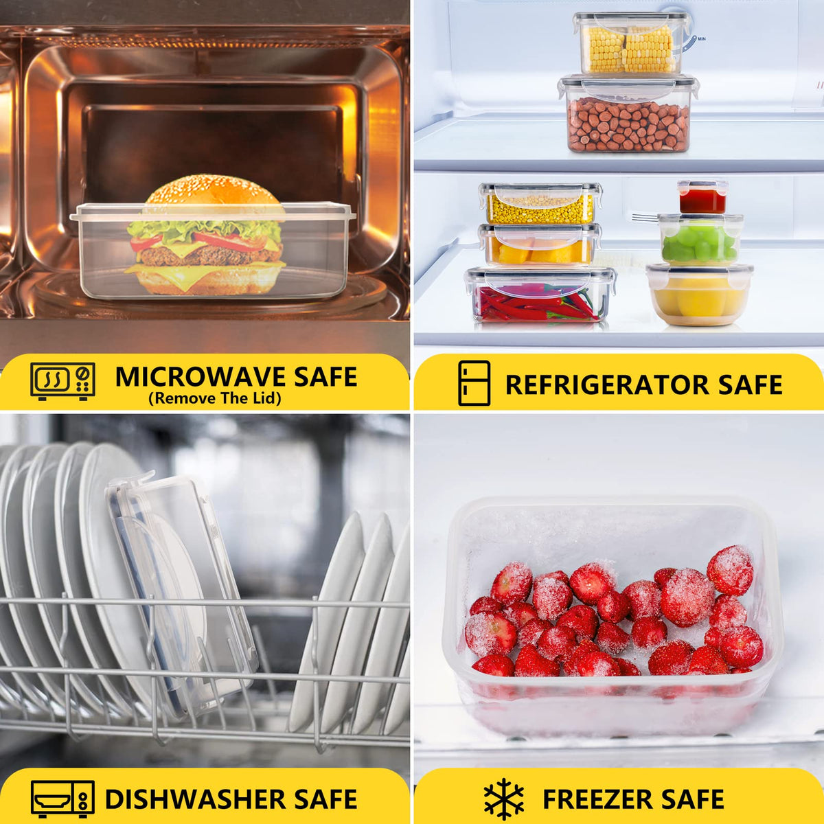 JSCARES lid design emphasizes easy opening and secure sealing.