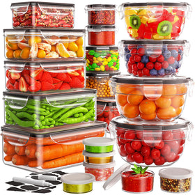 JSCARES rectangular 50.7 oz container keeps leftovers fresh for meal prep